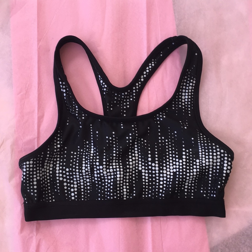 Danskin sports bra - black and white M